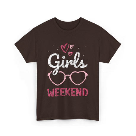 Girls Weekend Girls Trip T-Shirt - Dark Chocolate