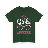 Girls Weekend Girls Trip T-Shirt - Forest Green