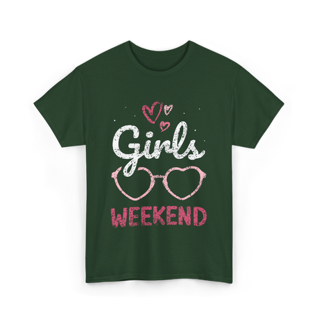 Girls Weekend Girls Trip T-Shirt - Forest Green