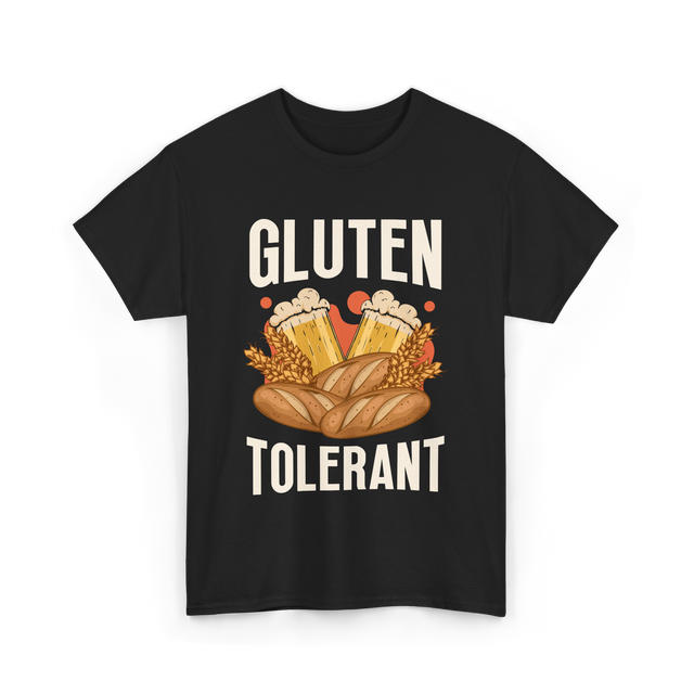 Gluten Tolerant Gluten Beer T-Shirt - Black