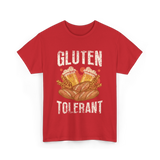 Gluten Tolerant Gluten Beer T-Shirt - Red