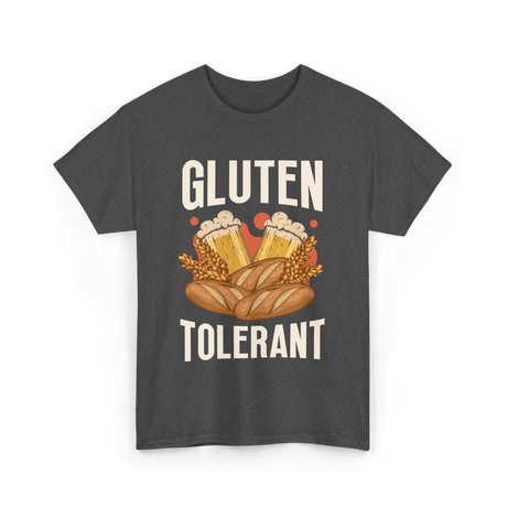 Gluten Tolerant Gluten Beer T-Shirt - Dark Heather