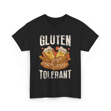 Gluten Tolerant Gluten Beer T-Shirt - Black