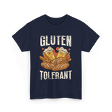 Gluten Tolerant Gluten Beer T-Shirt - Navy