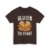 Gluten Tolerant Gluten Beer T-Shirt - Dark Chocolate