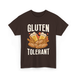 Gluten Tolerant Gluten Beer T-Shirt - Dark Chocolate