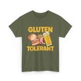 Gluten Tolerant Gluten Free T-Shirt - Military Green