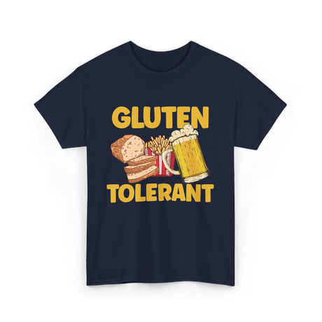 Gluten Tolerant Gluten Free T-Shirt - Navy