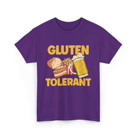 Gluten Tolerant Gluten Free T-Shirt - Purple