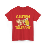 Gluten Tolerant Gluten Free T-Shirt - Red