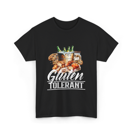 Gluten Tolerant Gluten Health T-Shirt - Black