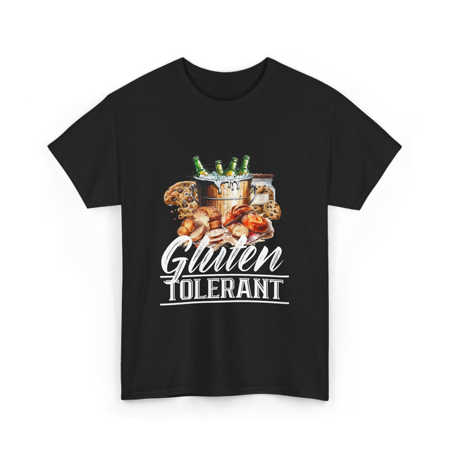 Gluten Tolerant Gluten Health T-Shirt - Black