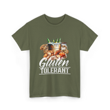 Gluten Tolerant Gluten Health T-Shirt - Military Green