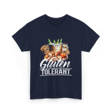 Gluten Tolerant Gluten Health T-Shirt - Navy