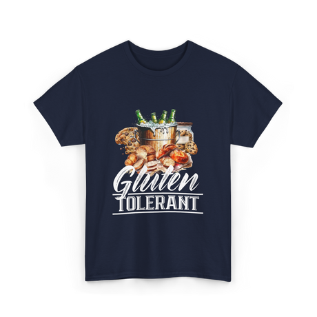 Gluten Tolerant Gluten Health T-Shirt - Navy