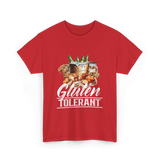 Gluten Tolerant Gluten Health T-Shirt - Red