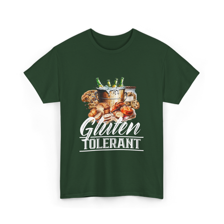 Gluten Tolerant Gluten Health T-Shirt - Forest Green