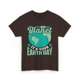 Go Conservation Day T-Shirt - Dark Chocolate