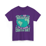 Go Conservation Day T-Shirt - Purple