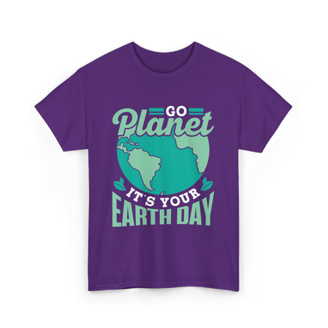 Go Conservation Day T-Shirt - Purple