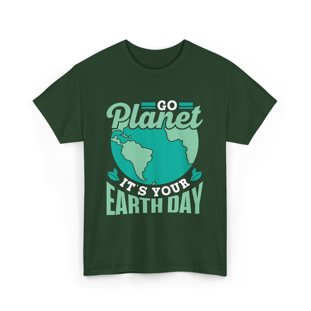 Go Conservation Day T-Shirt - Forest Green