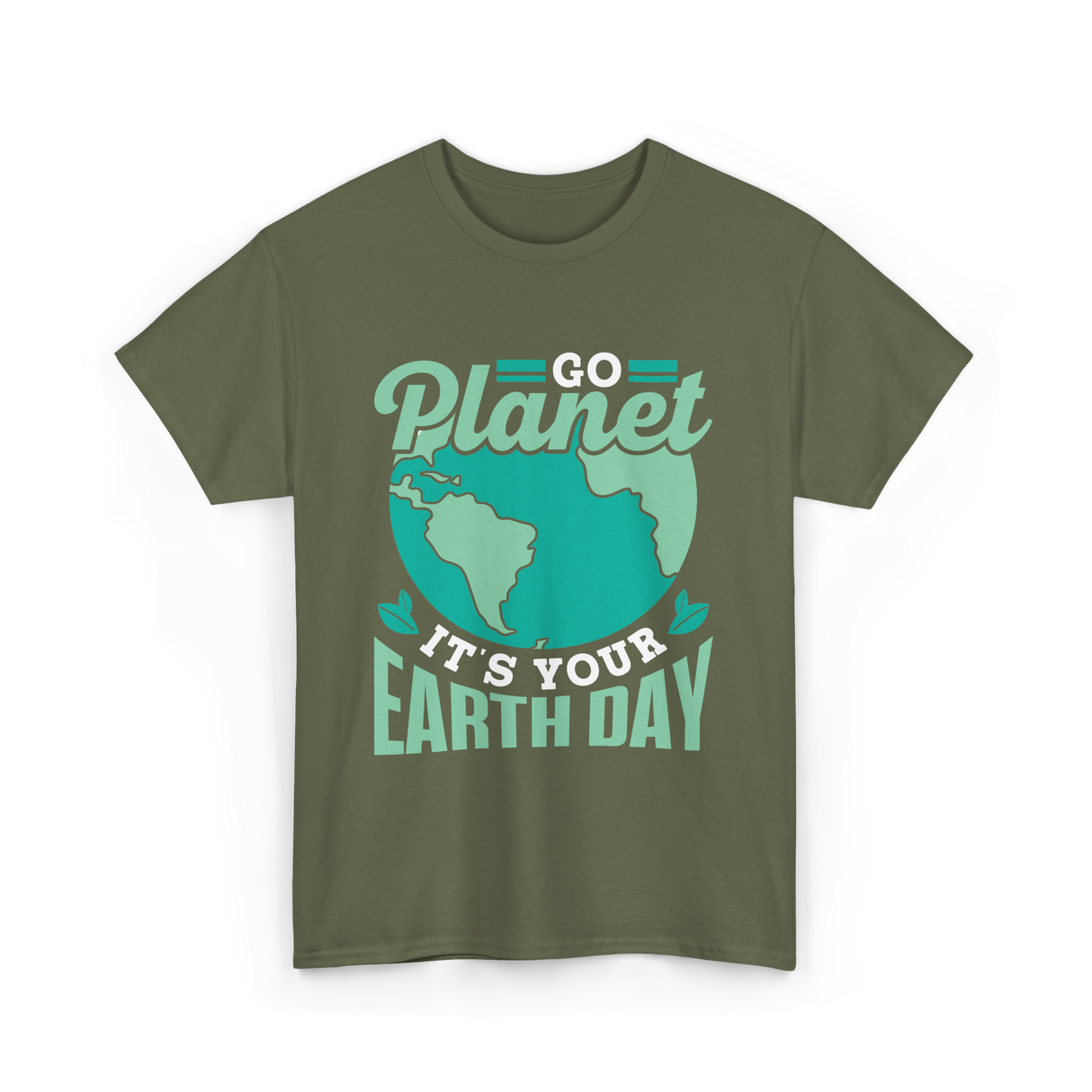 Go Conservation Day T-Shirt - Military Green