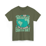 Go Conservation Day T-Shirt - Military Green