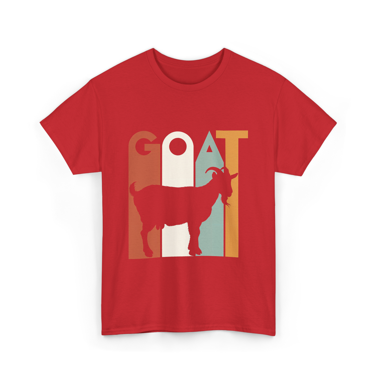 GOAT Goat Animal T-Shirt - Red