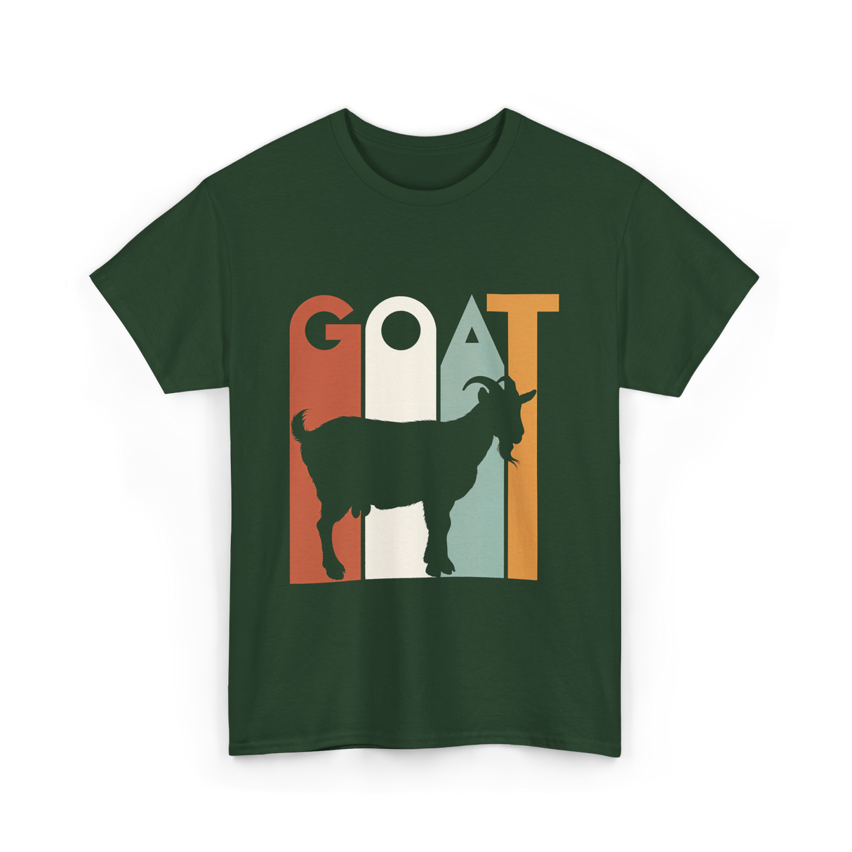 GOAT Goat Animal T-Shirt - Forest Green