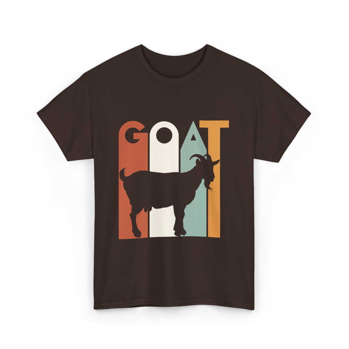 GOAT Goat Animal T-Shirt - Dark Chocolate