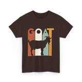 GOAT Goat Animal T-Shirt - Dark Chocolate