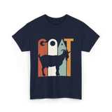 GOAT Goat Animal T-Shirt - Navy