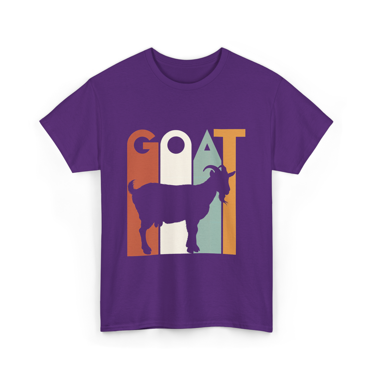 GOAT Goat Animal T-Shirt - Purple