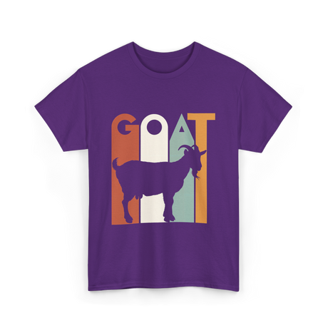 GOAT Goat Animal T-Shirt - Purple