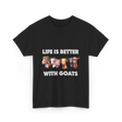 Goat Lover T-Shirt - Black