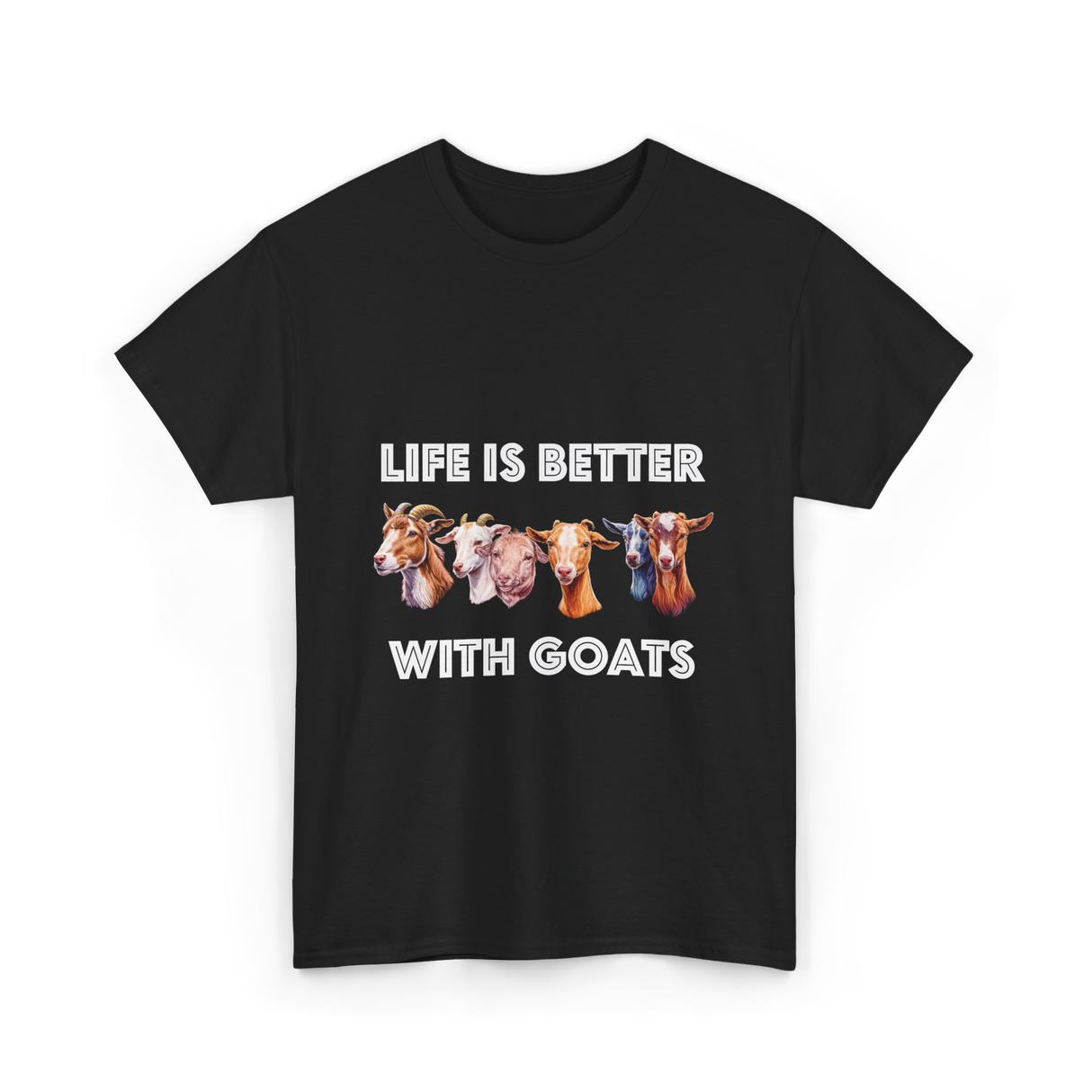 Goat Lover T-Shirt - Black