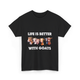 Goat Lover T-Shirt - Black