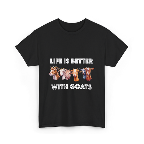 Goat Lover T-Shirt - Black