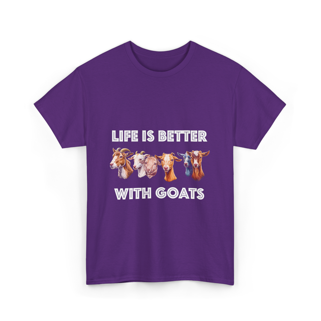 Goat Lover T-Shirt - Purple