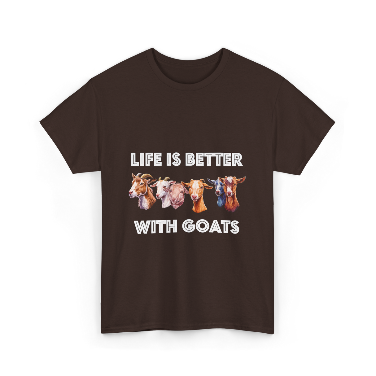 Goat Lover T-Shirt - Dark Chocolate