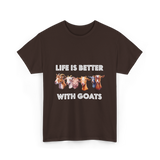 Goat Lover T-Shirt - Dark Chocolate