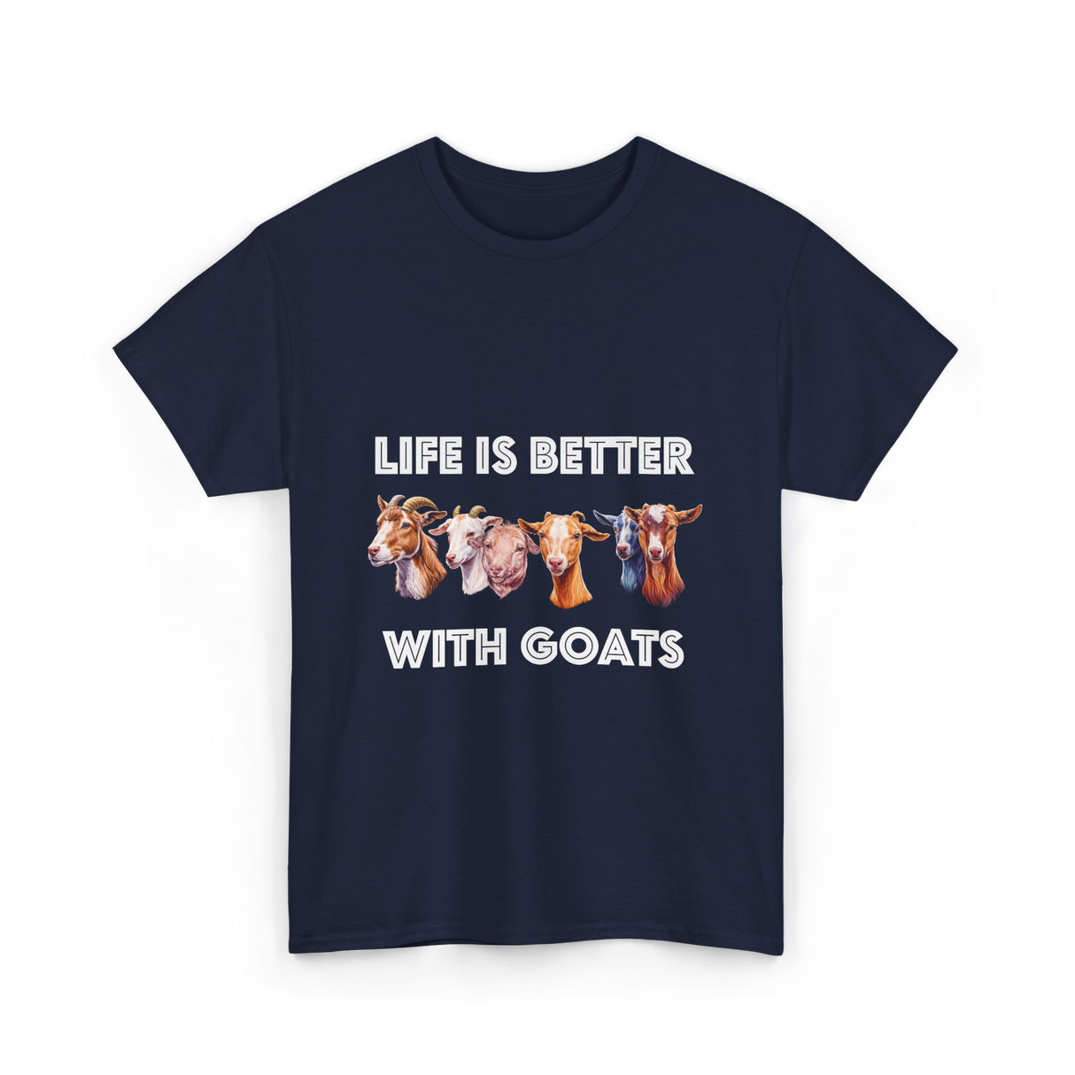 Goat Lover T-Shirt - Navy