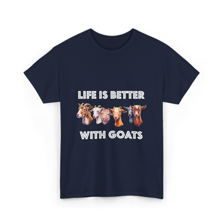 Goat Lover T-Shirt - Navy