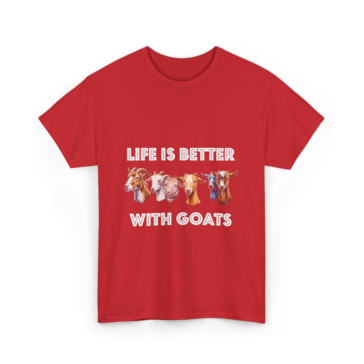 Goat Lover T-Shirt - Red