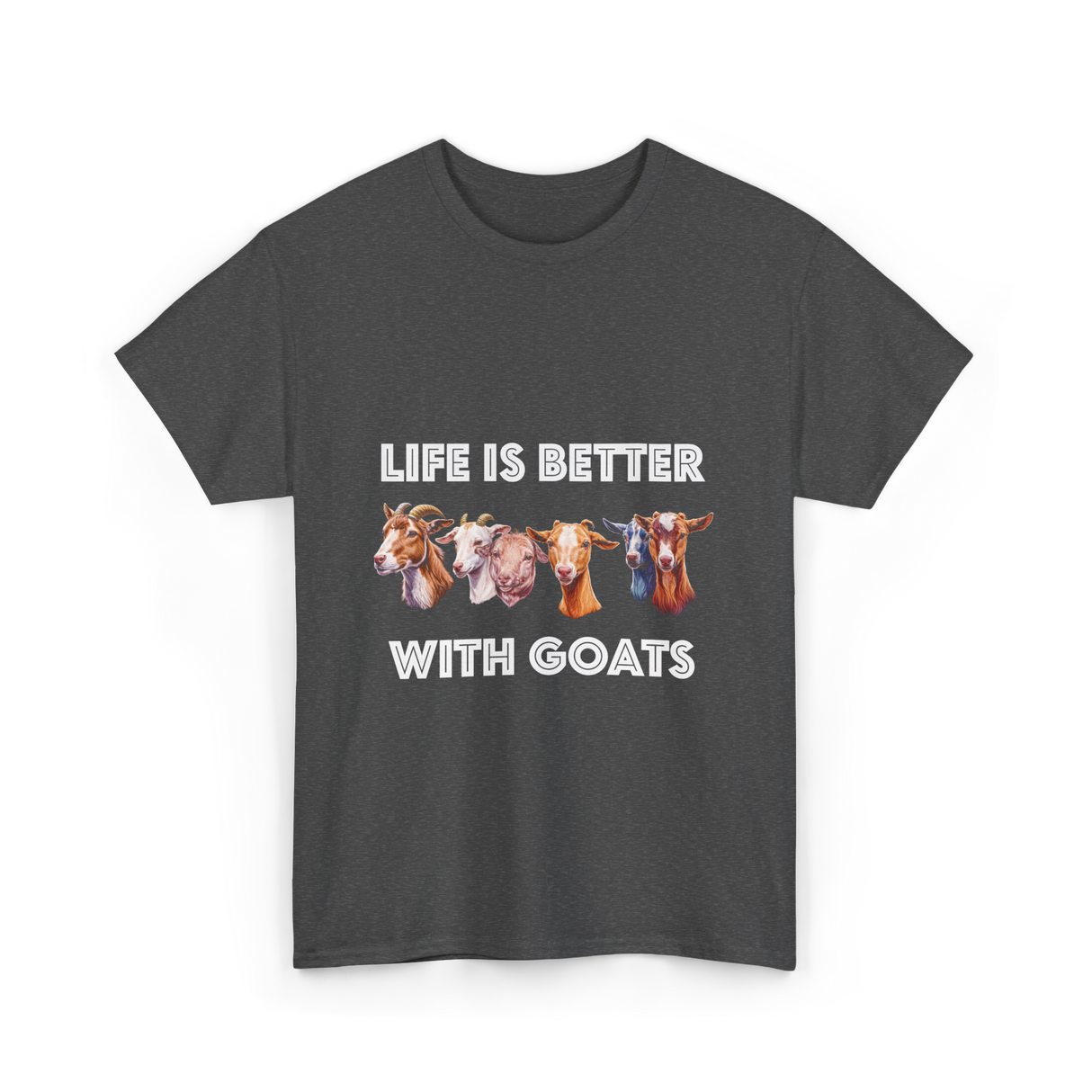 Goat Lover T-Shirt - Dark Heather