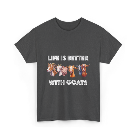 Goat Lover T-Shirt - Dark Heather