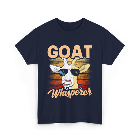 Goat Whisperer Animal Lover T-Shirt - Navy