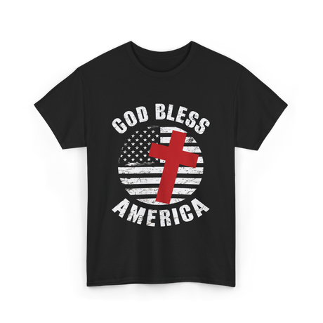 God Bless America Patriot T-Shirt - Black