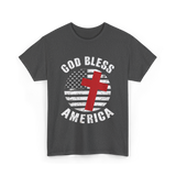 God Bless America Patriot T-Shirt - Dark Heather