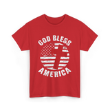 God Bless America Patriot T-Shirt - Red